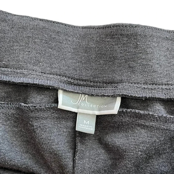 JM Collection Gray Stretch Casual Pants M - Picture 3 of 3